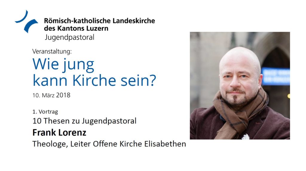 Titelfolie des Vortrags von Frank Lorenz